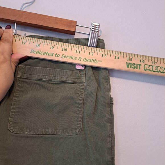 Vineyard Vine Girls‎ Military Green Pocketed Twill Jogger Pants Size 12 - Picture 10 of 13
